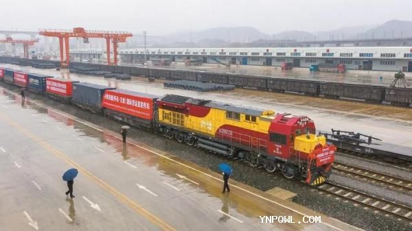 中老鐵路的貨物運輸能力不斷提升的態勢